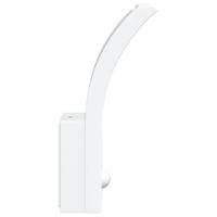 Buitenwandlamp LED met sensors gegoten aluminium wit - thumbnail