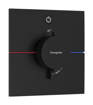 Hansgrohe ShowerSelect Comfort E thermostaat inbouw voor 1 functie, mat zwart Hansgrohe ShowerSelect Comfort E thermostaat inbouw voor 1 functie, mat zwart