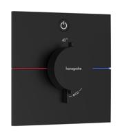 Hansgrohe ShowerSelect Comfort E thermostaat inbouw voor 1 functie, mat zwart - thumbnail