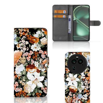 Hoesje voor OPPO Find X6 Pro Dark Flowers Hoesje voor OPPO Find X6 Pro Dark Flowers