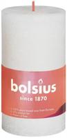 Rustiek Shine stompkaars 100/50 Soft Pearl Bolsius - Bolsius - thumbnail