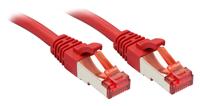 LINDY 47734 RJ45 Netwerkkabel, patchkabel CAT 6 S/FTP 2.00 m Rood Snagless 1 stuk(s) - thumbnail
