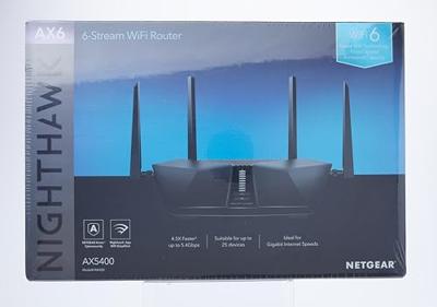 NETGEAR Nighthawk AX5400 draadloze router Gigabit Ethernet Dual-band (2.4 GHz / 5 GHz) Zwart