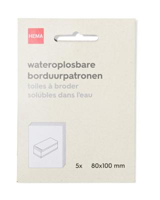 HEMA Wateroplosbare borduurpatronen - 5 stuks