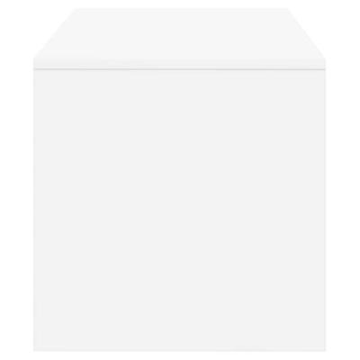 Tv-meubel 60x40x40 cm bewerkt hout wit