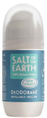 Salt Of The Earth Ocean + Coconut Deodorant Refillable Roll-On