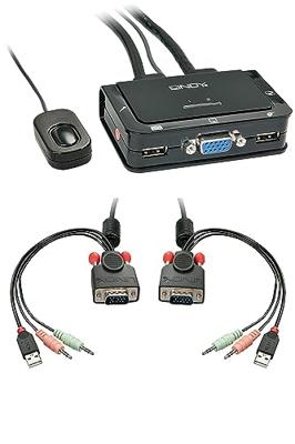 Lindy 42342 KVM-switch Zwart Lindy 42342 KVM-switch Zwart