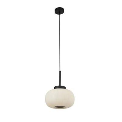 Searchlight Glazen hanglampLumina Ø 24cm - 10272-1BK