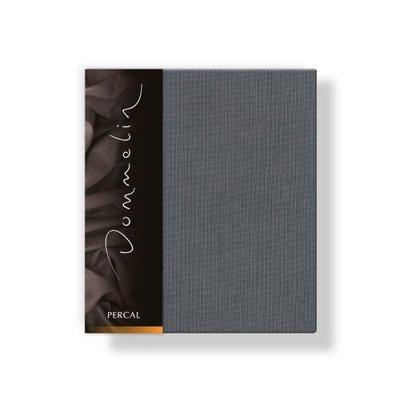 Dommelin Dommelin Kussensloop Uni Percal 200TC 555 Olifantgrijs 60x70