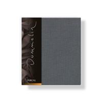 Dommelin Dommelin Kussensloop Uni Percal 200TC 555 Olifantgrijs 60x70 - thumbnail