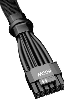 BeQuiet Stroom Aansluitkabel 0.6 m Zwart