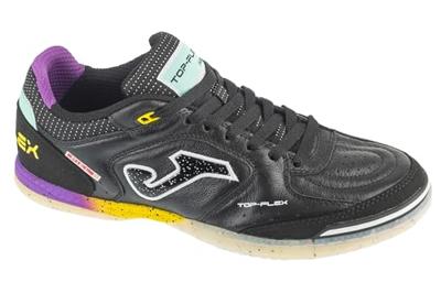 Joma Top Flex Zaalvoetbalschoenen (IN) Zwart Geel Paars