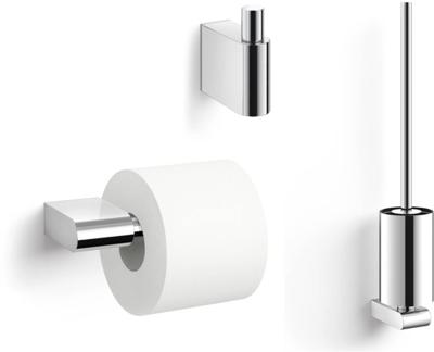 ZACK Atore toilet accessoires 3-delig glans rvs ZACK Atore toilet accessoires 3-delig glans rvs