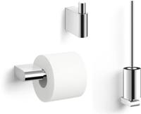 ZACK Atore toilet accessoires 3-delig glans rvs - thumbnail