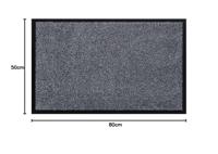 Hamat deurmat Watergate 50x80 cm grijs - thumbnail