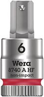 Wera 8740 A HF Zyklop Bit/dop-combinatie met Vasthoudfunctie met 1/4" Aandrijving, 6.0 x 28 mm - 1 stuk(s) - 05003337001 - thumbnail