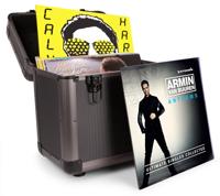 Power Dynamics RC80 Vinyl Record case voor 12 inch platen titanium - thumbnail