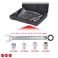 KS Tools 503.4666 5034666 Ring-steeksleutelset 16-delig Sleutelbreedte (metrisch) 19 mm - thumbnail