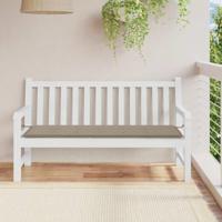 VidaXL Tuinbankkussen 150x50x4 cm oxford stof taupe - thumbnail