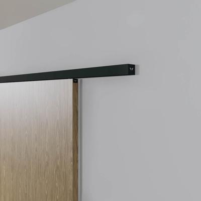 Xperta set 4m rail - Zwart - vloerplint - Enkele deur - inbouw auto fix