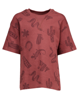 T-shirt - Paars - thumbnail