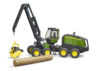 Bruder John Deere Harvest 1270 G met boomstam