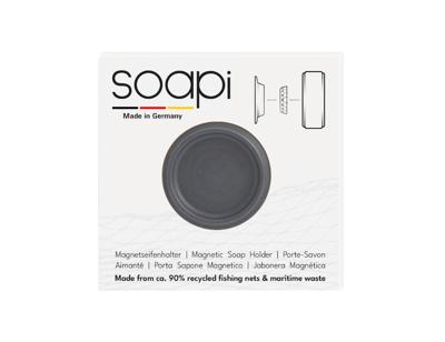 Soapi Magnetische zeephouder - donkergrijs