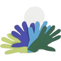 Creativ Company Waterkersbakje met figuur, persoon, h: 20 cm, wit, 6 set/ 1 doos - thumbnail