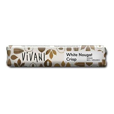 Vivani Chocolate To Go white nougat crisp bio 35 Gram Vivani Chocolate To Go white nougat crisp bio 35 Gram