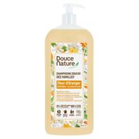Douce Nature Douchegel & shampoo familie oranjebloesem bio 1 Liter - thumbnail
