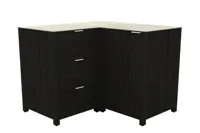 Passion Grills | Buitenkeuken Onderdeel | Leon Buitenkeukenkast Hoek 3 Lades + Deur | 118 x 118 cm - thumbnail