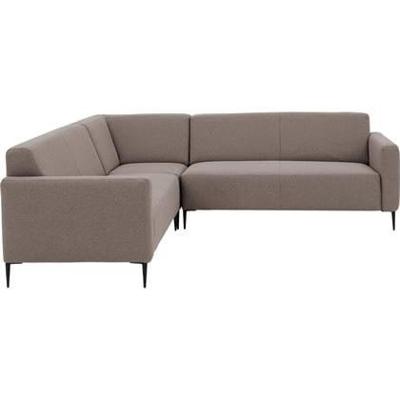 Goossens Bank Key West grijs, stof, 2,5-zits, modern design