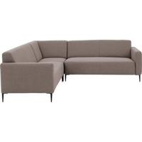 Goossens Bank Key West grijs, stof, 2,5-zits, modern design - thumbnail