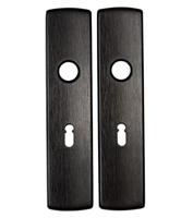 Binnendeurbeslag klik zwart L sl56 - thumbnail