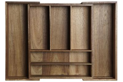Bestekorganizer DKD Home Decor Natuurlijk Acacia 35 x 30 x 7 cm Bestekorganizer DKD Home Decor Natuurlijk Acacia 35 x 30 x 7 cm