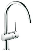 Grohe Minta Keukenkraan Met Draaibare Ronde Uitloop Chroom - thumbnail