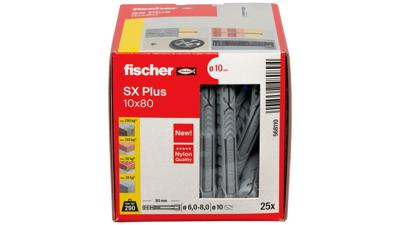 Fischer 568110 SX Plus Spreidplug 80 mm 10 mm 25 stuk(s)