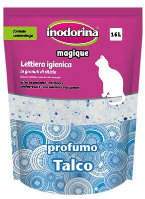 Kattenbakvulling Inodorina MAGIQUE TALCO Talkpoeder 16 L