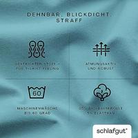 Schlafgut Schlafgut Pure Jersey Topper Hoeslaken M - 120x200 - 130x220 467 Petrol Mid - thumbnail