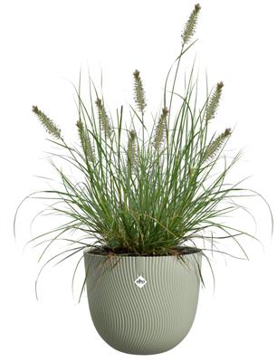 Bloempot sereh rond d25 h21 cm Scandinavisch groen bloempot elho - Elho