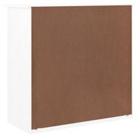 Ladekast ALTA 77x35x73 cm massief grenenhout wit - thumbnail