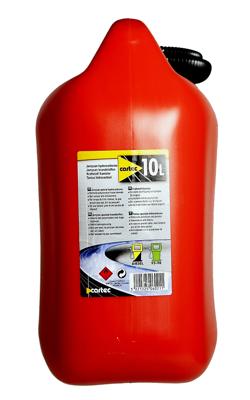 Kunststof jerrycan - XL TECH - 506021 - Inhoud 10 liter - Speciaal goedgekeurd voor koolwaterstoffen