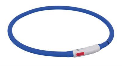 Hondenhalsband Trixie Flash USB Kobaltblauw XS-XL Hondenhalsband Trixie Flash USB Kobaltblauw XS-XL