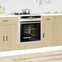 Ovenkast "Porto" bewerkt hout sonoma eikenkleurig - thumbnail