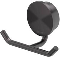 Handdoekhaak Dubbel Geesa Opal Zwart Metaal Geborsteld Geesa - thumbnail