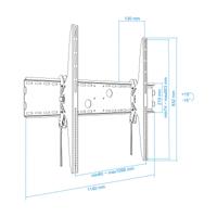 TV houder TooQ LP42130T-B 60"-100" 60" 100" 130 Kg - thumbnail