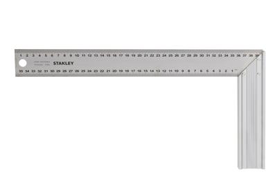 Stanley handgereedschap Winkelhaak met maatverdeling | 400x200mm - 1-45-687 Stanley handgereedschap Winkelhaak met maatverdeling | 400x200mm - 1-45-687