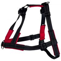 TRIXIE HONDENTUIG LEAD'N'WALK SOFT TUIG ZWART M-L 55-90 CM - thumbnail