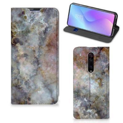 Xiaomi Mi 9T Pro | Standcase | Marmer Grijs