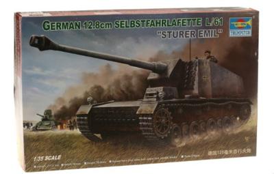 Trumpeter 1/35 German 12.8cm Selbstfahrlafette L/61 (Sturer Emil) Trumpeter 1/35 German 12.8cm Selbstfahrlafette L/61 (Sturer Emil)